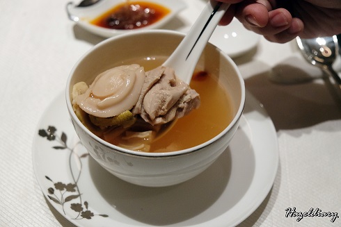 Cassia Capella Sentosa Cny 2017 Double Boiled Chicken Soup With Abalone Dried Scallop And Sea Whelk Hazeldiary