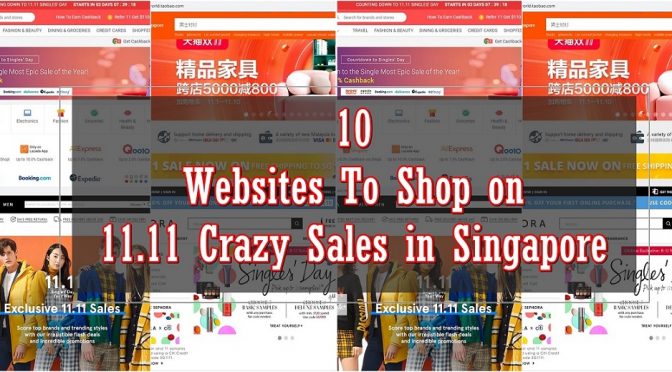 10 Websites to shop on 11.11 Crazy Sales in Singapore – Get Ready To Splurge!