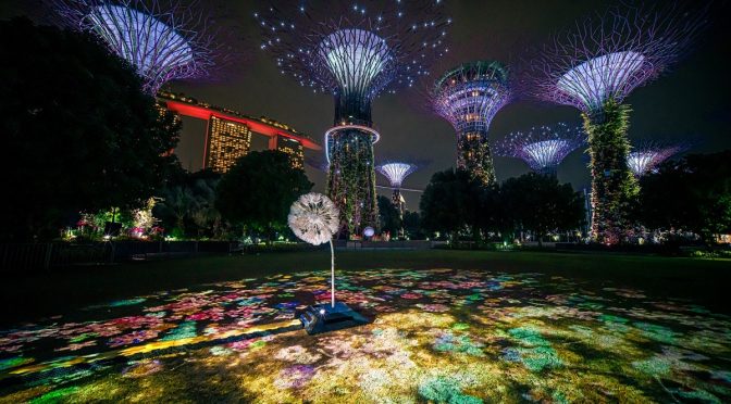 [EXPLORE SG] Gardens by the Bay and Japanese creative force NAKED present Dandelion