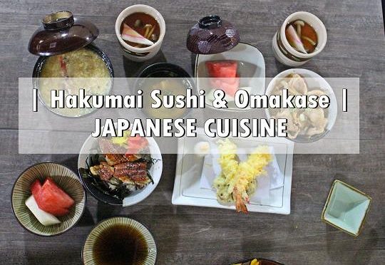 [SG EATS] HAKUMAI SUSHI & OMAKASE |INTERNATIONAL PLAZA