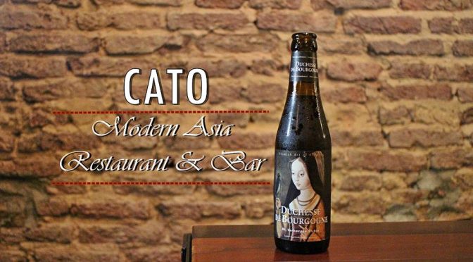 [SG EATS] CATO |Modern Asia Restaurant & Bar