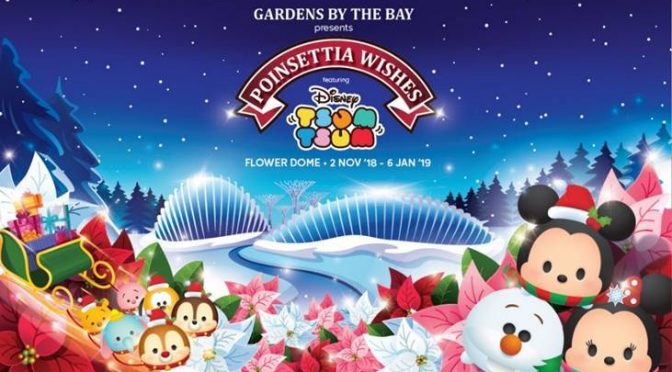 [EXPLORE SG] “Disney Tsum Tsum” 2018 Christmas Floral Display At Flower Dome | Gardens By The Bay