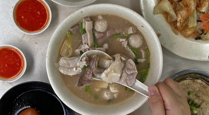 [SG EATS] Cheng Mun Chee Kee Pig Organ Soup 正文志记猪什汤大王 At Foch Road